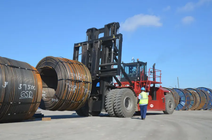 Taylor X-1250 High Capacity Pneumatic Tire Forklift