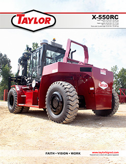 Taylor X-550RC Brochure