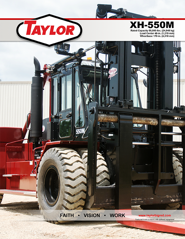 Taylor XH-550M Brochure